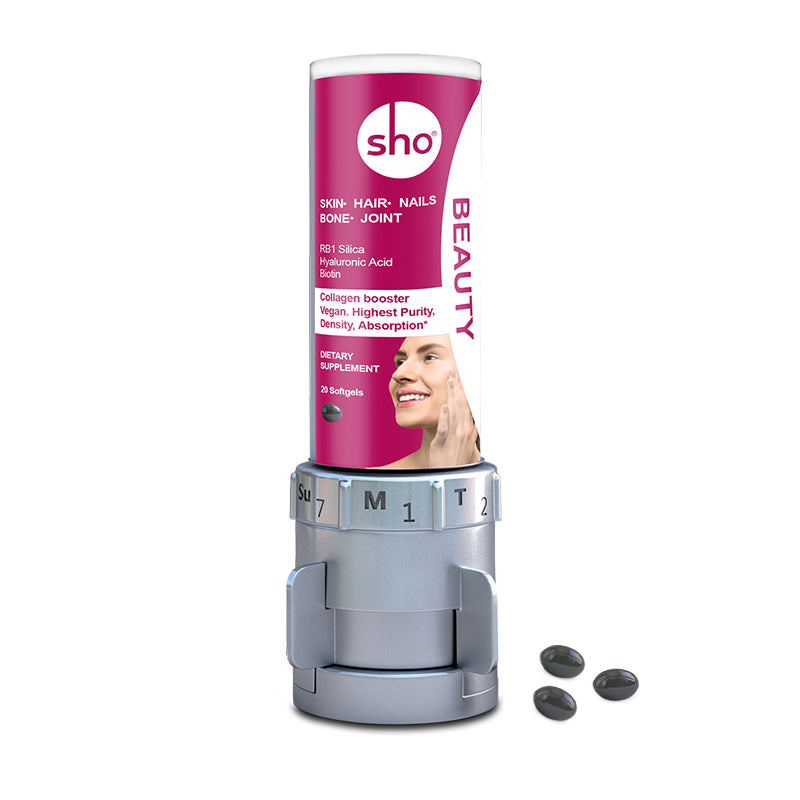 sho BEAUTY: Silica 4-in-1 Hair, Skin, Nail Supplements - sho Nutrition LLC